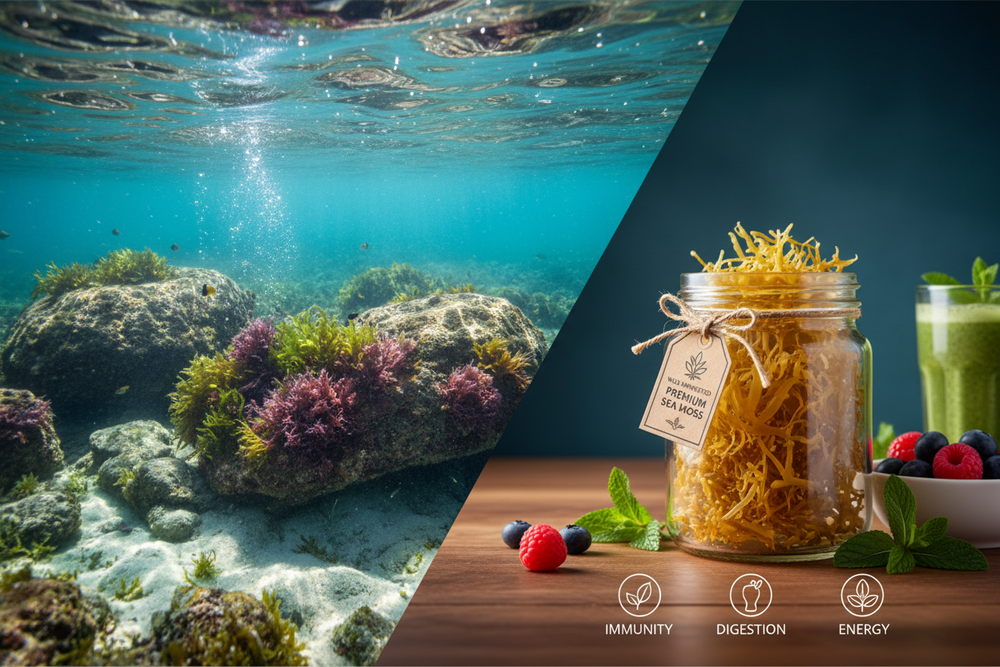 13 Benefits of Sea Moss for Everyday Health (Using Truly Wild Moss, Not Rope‑Farmed)
