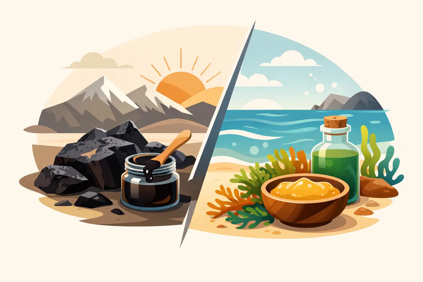 Shilajit vs Sea Moss for Your Daily Vitality