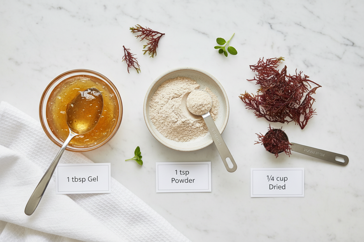 How Much Sea Moss Should You Take Per Day? Dosage Tips for Gel, Powder Dried