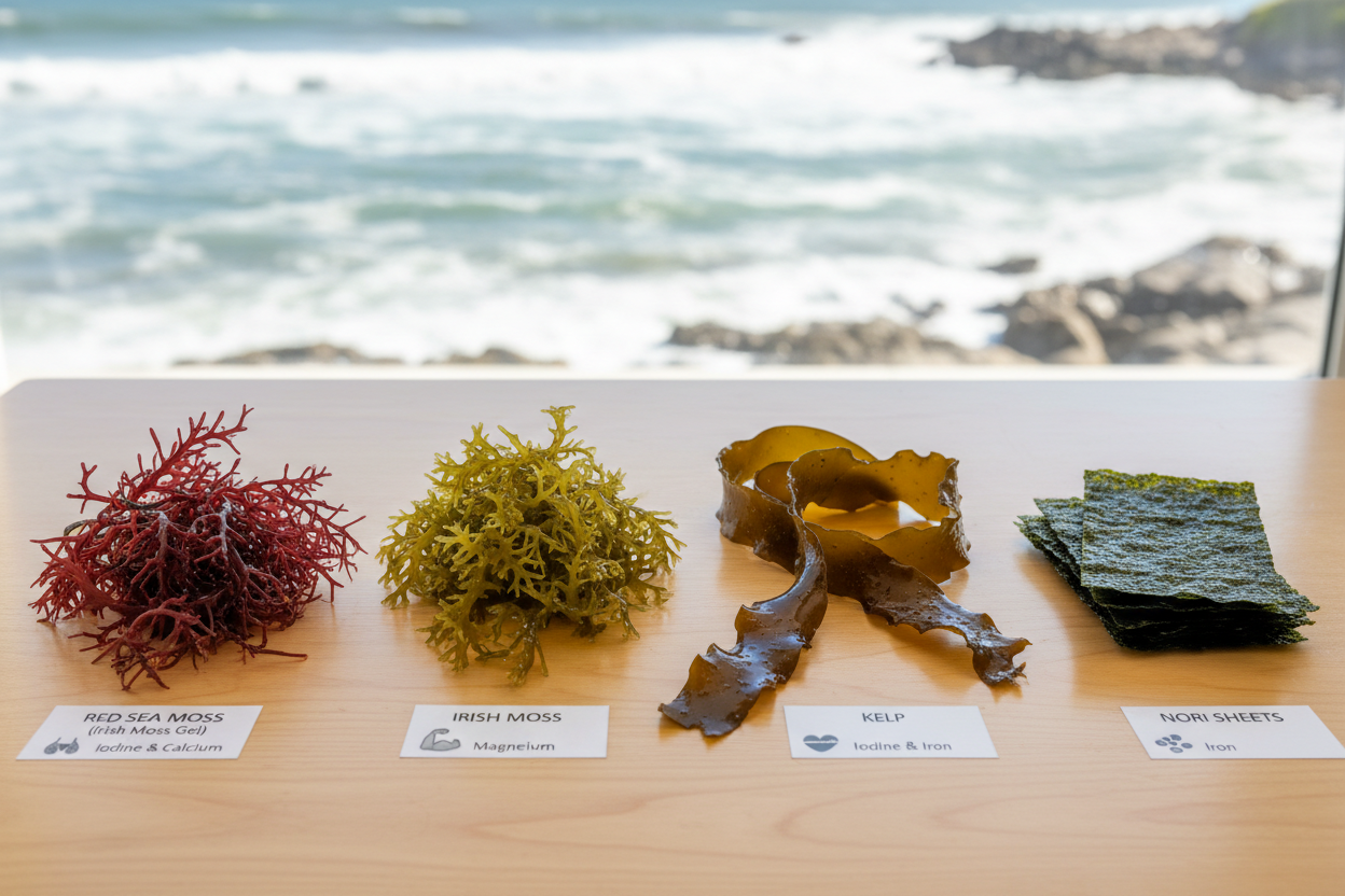 Sea Moss vs Irish Moss vs Other Seaweeds: What’s the Difference?