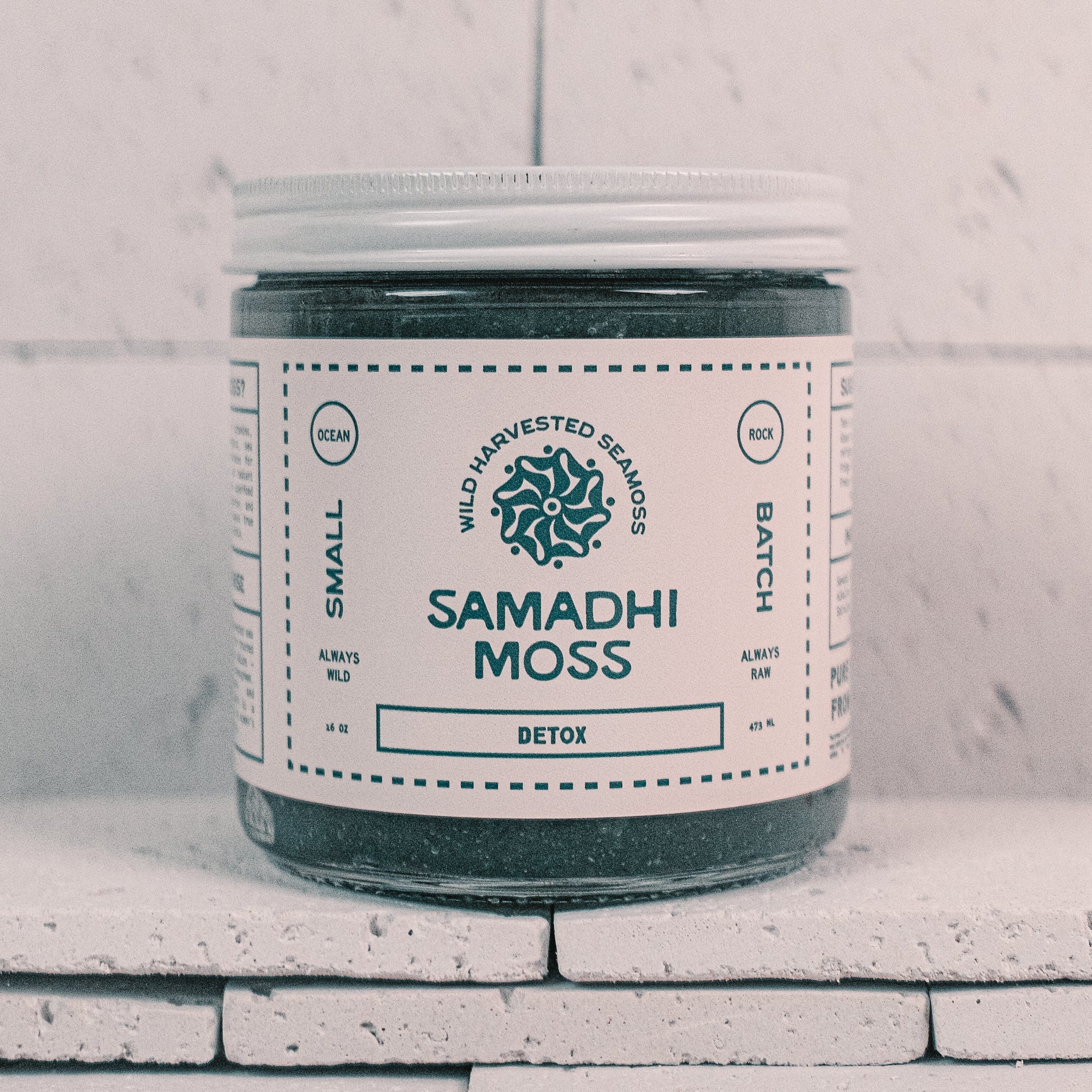 Detox Sea Moss Gel with Spirulina (16oz) – Samadhi Moss